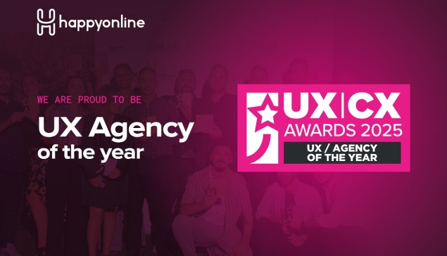 Agency of the Year! Κορυφαία διάκριση για την HappyOnline στα UX|CX Awards 2025